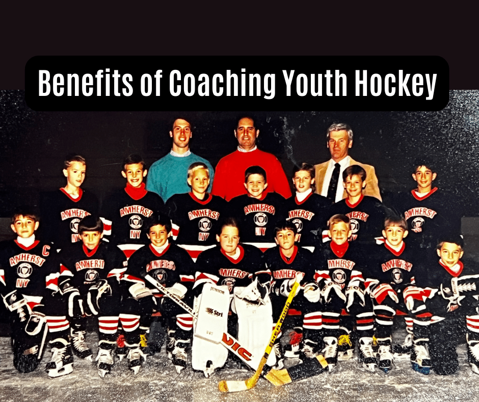 Benefits of Coaching Youth Hockey. Brian coaching
